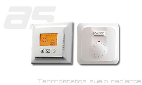 Heating floor thermostats